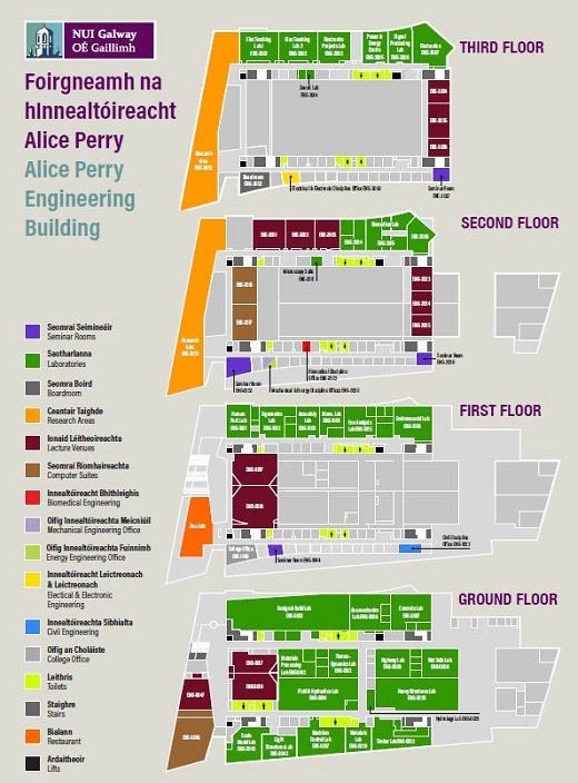 Alice Perry Engineering Building Map